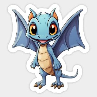 Cute Pterodactyl Sticker